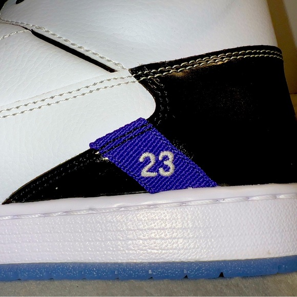 Air Jordan Fadeaway "White/ Black Concord" "BRAND NEW" men size 12 - Picture 7 of 12